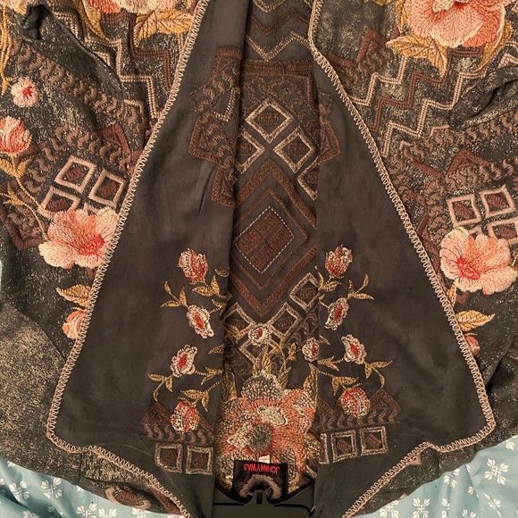 NEW! Johnny Was Biya Green Floral Jacket - Picture 3 of 3